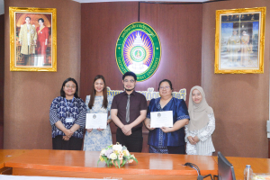 การประชุมนำเสนอผลการฝึกประสบการณ์การสอนของนักศึกษาโครงการแลกเปลี่ยน TRU - UNS Teacher Students Exchange 2023 จาก Sebelas Maret University (UNS) ประเทศอินโดนีเซีย