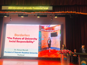 อธิการบดี มรท. ร่วมงานวันสถาปนา National Pingtung University ประเทศไต้หวัน