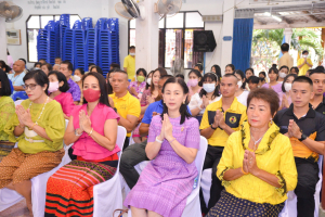 มรท. ร่วมงานประเพณีบุญผ้าป่าข้าวเม่าทอด