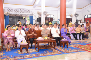 มรท. ร่วมงานประเพณีบุญผ้าป่าข้าวเม่าทอด