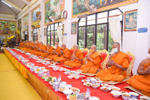 มรท. ร่วมงานประเพณีบุญผ้าป่าข้าวเม่าทอด
