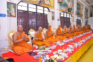 มรท. ร่วมงานประเพณีบุญผ้าป่าข้าวเม่าทอด