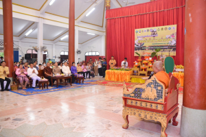 มรท. ร่วมงานประเพณีบุญผ้าป่าข้าวเม่าทอด