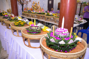 มรท. ร่วมงานประเพณีบุญผ้าป่าข้าวเม่าทอด