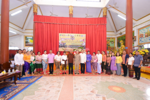 มรท. ร่วมงานประเพณีบุญผ้าป่าข้าวเม่าทอด
