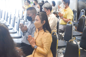 สำนักศิลปะและวัฒนธรรมจัดพิธีทำบุญถวายเป็นพระราชกุศล รัชกาลที่ 9