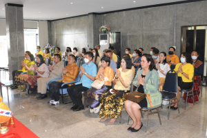 สำนักศิลปะและวัฒนธรรมจัดพิธีทำบุญถวายเป็นพระราชกุศล รัชกาลที่ 9