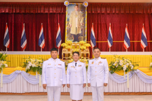 มรท. ร่วมพิธีเนื่องในวันคล้ายวันพระบรมราชสมภพ รัชกาลที่ 9 วันชาติ และวันพ่อแห่งชาติ