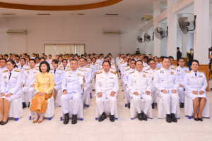 มรท. ร่วมพิธีเนื่องในวันคล้ายวันพระบรมราชสมภพ รัชกาลที่ 9 วันชาติ และวันพ่อแห่งชาติ