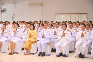 มรท. ร่วมพิธีเนื่องในวันคล้ายวันพระบรมราชสมภพ รัชกาลที่ 9 วันชาติ และวันพ่อแห่งชาติ