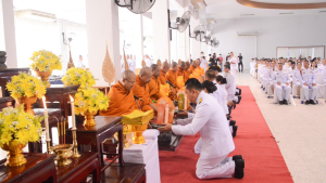 มรท. ร่วมพิธีเนื่องในวันคล้ายวันพระบรมราชสมภพ รัชกาลที่ 9 วันชาติ และวันพ่อแห่งชาติ