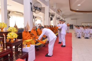 มรท. ร่วมพิธีเนื่องในวันคล้ายวันพระบรมราชสมภพ รัชกาลที่ 9 วันชาติ และวันพ่อแห่งชาติ