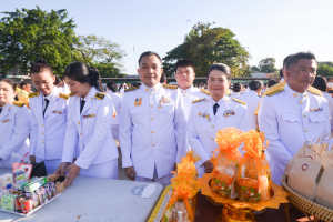 มรท. ร่วมพิธีเนื่องในวันคล้ายวันพระบรมราชสมภพ รัชกาลที่ 9 วันชาติ และวันพ่อแห่งชาติ