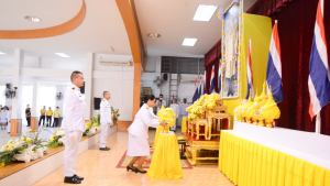 มรท. ร่วมพิธีเนื่องในวันคล้ายวันพระบรมราชสมภพ รัชกาลที่ 9 วันชาติ และวันพ่อแห่งชาติ
