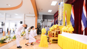 มรท. ร่วมพิธีเนื่องในวันคล้ายวันพระบรมราชสมภพ รัชกาลที่ 9 วันชาติ และวันพ่อแห่งชาติ