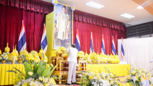 มรท. ร่วมพิธีเนื่องในวันคล้ายวันพระบรมราชสมภพ รัชกาลที่ 9 วันชาติ และวันพ่อแห่งชาติ