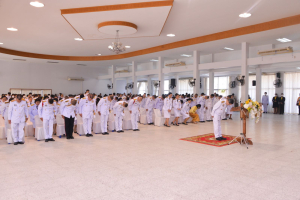 มรท. ร่วมพิธีเนื่องในวันคล้ายวันพระบรมราชสมภพ รัชกาลที่ 9 วันชาติ และวันพ่อแห่งชาติ