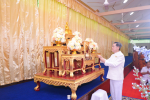 มรท. ร่วมพิธีเจริญพระพุทธมนต์และเจริญจิตภาวนา ถวายพระราชกุศล รัชกาลที่ 9