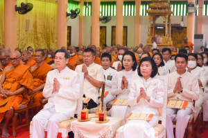 มรท. ร่วมพิธีเจริญพระพุทธมนต์และเจริญจิตภาวนา ถวายพระราชกุศล รัชกาลที่ 9