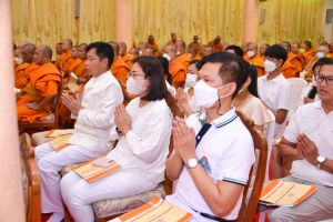 มรท. ร่วมพิธีเจริญพระพุทธมนต์และเจริญจิตภาวนา ถวายพระราชกุศล รัชกาลที่ 9