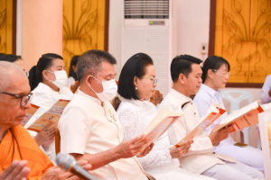 มรท. ร่วมพิธีเจริญพระพุทธมนต์และเจริญจิตภาวนา ถวายพระราชกุศล รัชกาลที่ 9