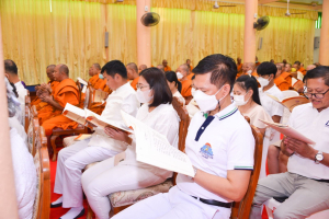 มรท. ร่วมพิธีเจริญพระพุทธมนต์และเจริญจิตภาวนา ถวายพระราชกุศล รัชกาลที่ 9