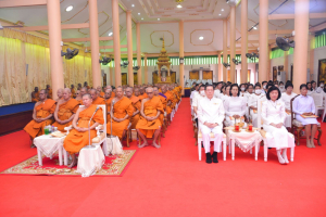 มรท. ร่วมพิธีเจริญพระพุทธมนต์และเจริญจิตภาวนา ถวายพระราชกุศล รัชกาลที่ 9