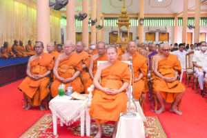 มรท. ร่วมพิธีเจริญพระพุทธมนต์และเจริญจิตภาวนา ถวายพระราชกุศล รัชกาลที่ 9