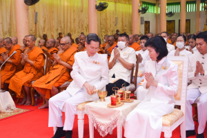 มรท. ร่วมพิธีเจริญพระพุทธมนต์และเจริญจิตภาวนา ถวายพระราชกุศล รัชกาลที่ 9