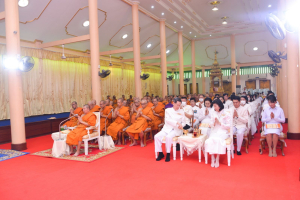มรท. ร่วมพิธีเจริญพระพุทธมนต์และเจริญจิตภาวนา ถวายพระราชกุศล รัชกาลที่ 9