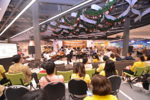 มนส.มรภ.เทพสตรี และ กระทรวง อว. จัดงานดนตรีในสวน : H.M. Song อว. บรรเลงเพลงของพ่อ เทิดพระเกียรติ ร.9 พื้นที่ จ.ลพบุรี สิงห์บุรี และสระบุรี