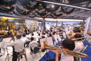 มนส.มรภ.เทพสตรี และ กระทรวง อว. จัดงานดนตรีในสวน : H.M. Song อว. บรรเลงเพลงของพ่อ เทิดพระเกียรติ ร.9 พื้นที่ จ.ลพบุรี สิงห์บุรี และสระบุรี