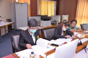 การประชุม คกก.สรรหากรรมการผู้ทรงคุณวุฒิใน คกก.ส่งเสริมกิจการมหาวิทยาลัย ครั้งที่ 1/66