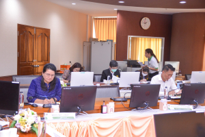 การประชุม คกก.สรรหากรรมการผู้ทรงคุณวุฒิใน คกก.ส่งเสริมกิจการมหาวิทยาลัย ครั้งที่ 1/66