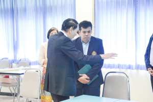 มรท. ให้การต้อนรับ คกก.ตรวจเยี่ยมผลการดำเนินงานหลักสูตรที่เข้าร่วมโครงการบัณฑิตพันธุ์ใหม่ของมหาวิทยาลัยราชภัฏเทพสตรี