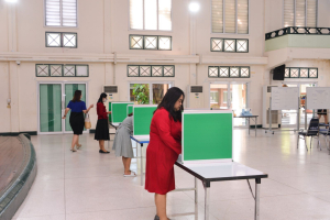 มรท. จัดเลือกตั้งกรรมการสรรหานายกสภามหาวิทยาลัยราชภัฏเทพสตรี และการเลือกตั้งคณะกรรมการสรรหากรรมการสภามหาวิทยาลัยราชภัฏเทพสตรี ผู้ทรงคุณวุฒิ จากบุคลากรประเภทคณาจารย์ประจำ และจากบุคลากรประเภทข้าราชการและพนักงาน