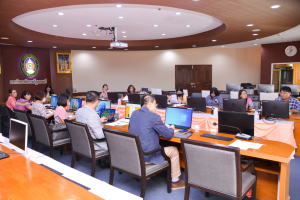 การประชุม คกก.ดำเนินงานคลังหน่วยกิต มรท.