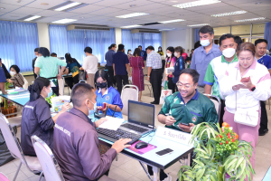 งานสวัสดิการ จัดโครงการตรวจสุขภาพบุคลากร มรท. ประจำปี พ.ศ. 2566