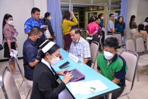 งานสวัสดิการ จัดโครงการตรวจสุขภาพบุคลากร มรท. ประจำปี พ.ศ. 2566