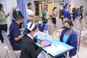 งานสวัสดิการ จัดโครงการตรวจสุขภาพบุคลากร มรท. ประจำปี พ.ศ. 2566