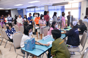 งานสวัสดิการ จัดโครงการตรวจสุขภาพบุคลากร มรท. ประจำปี พ.ศ. 2566