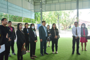 อธิการบดี มรท. นำทีม คกก.พัฒนาหลักสูตรปฐมวัยและประถมศึกษา รร.สาธิต ดูงาน รร.สาธิต 