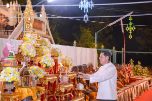 มรท. ร่วมกิจกรรมสวดมนต์ข้ามปี เสริมสิริมงคลทั่วไทย ส่งท้ายปีเก่า ต้อนรับศักราชใหม่ 2567