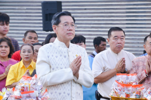 มรท. ร่วมพิธีทำบุญตักบาตรวันขึ้นปีใหม่ พ.ศ. 2567