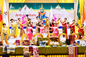 มรท. ร่วมการประชุมเตรียมการจัดงานและร่วมแถลงข่าวการประชุมวิชาการเครือข่ายศิลปวัฒนธรรมมหาวิทยาลัยแห่งประเทศไทย ระดับชาติ ครั้งที่ 4 และระดับนานาชาติ ครั้งที่ 14 พลังศิลปวัฒนธรรมสร้างสรรค์เศรษฐกิจ