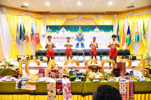 มรท. ร่วมการประชุมเตรียมการจัดงานและร่วมแถลงข่าวการประชุมวิชาการเครือข่ายศิลปวัฒนธรรมมหาวิทยาลัยแห่งประเทศไทย ระดับชาติ ครั้งที่ 4 และระดับนานาชาติ ครั้งที่ 14 พลังศิลปวัฒนธรรมสร้างสรรค์เศรษฐกิจ