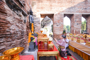 มรท. ร่วมพิธีขอพระบรมราชานุญาตจัดงานแผ่นดินสมเด็จพระนารายณ์มหาราช ประจำปี พ.ศ. 2567
