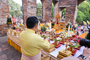มรท. ร่วมพิธีขอพระบรมราชานุญาตจัดงานแผ่นดินสมเด็จพระนารายณ์มหาราช ประจำปี พ.ศ. 2567