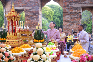 มรท. ร่วมพิธีขอพระบรมราชานุญาตจัดงานแผ่นดินสมเด็จพระนารายณ์มหาราช ประจำปี พ.ศ. 2567