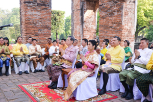 มรท. ร่วมพิธีขอพระบรมราชานุญาตจัดงานแผ่นดินสมเด็จพระนารายณ์มหาราช ประจำปี พ.ศ. 2567